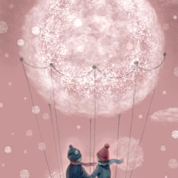 travelling the world with a giant snowflake