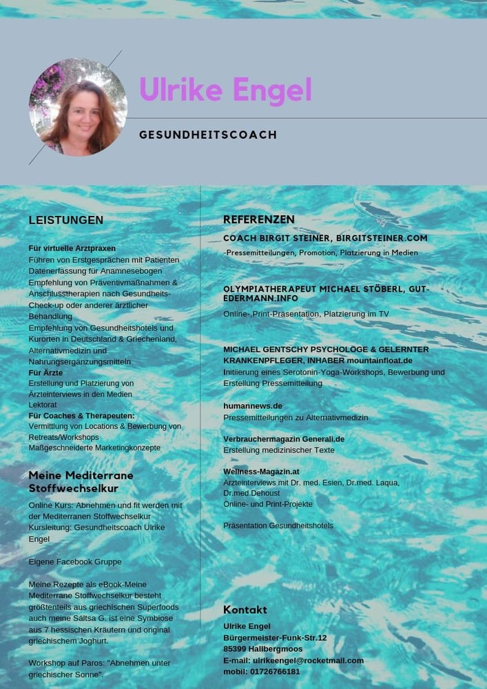 Mein Portfolio Gesundheitscoach & externer Support