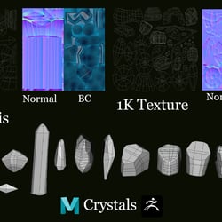 Crystals geo and maps