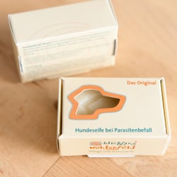 Verpackung für Hundeseife