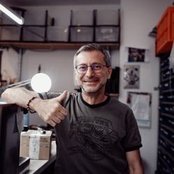 Arbeitsreportage Expressomaschinen-Werkstatt