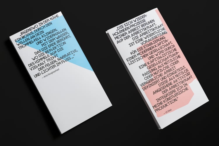Ausstellungskatalog: Last notes before entering the building