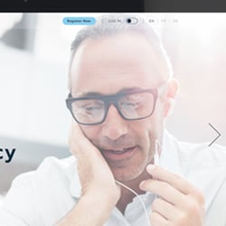 Responsive Website – Startscreen
