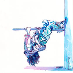 The hanged pig