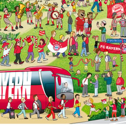 Vor der Arena | Ausschnitt