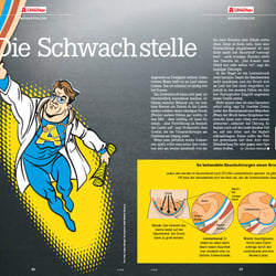 Medizinische Illustration/Infografik zu Männer-Medizin