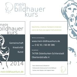 Flyer: Bildhauerkurse