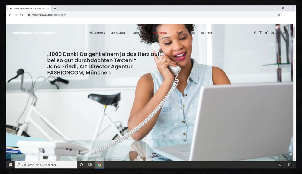 Freier-Texter-Freelancer-Triefenbach-Website Meinungen