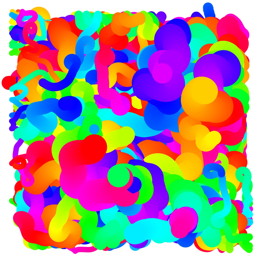 Bonbonpattern – rainbow #23