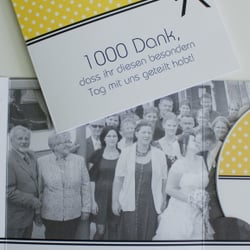 Danksagekarte mit CD