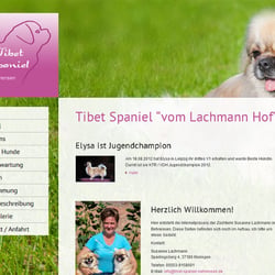 www.tibet-spaniel-behrensen.de – Internetpräsenz der Hundezüchter Lachmann