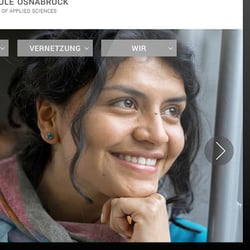 Website der Hochschule Osnabrück