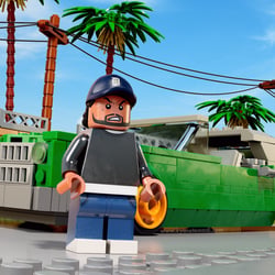 Ghetto Lego Ice Cube Lowrider