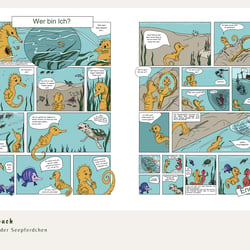 Seepferdchen Comic