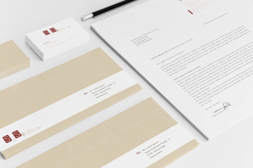 Logodesign und Geschäftsausstattung