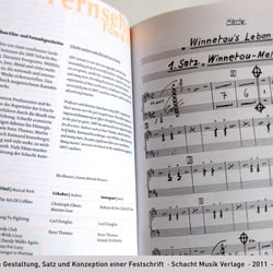 Editorial Design: Gestaltung, Satz und Konzeption einer Festschrift  · Schacht Musik Verlage  · 2011  ·  Auflage 1000