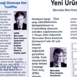 Mercedes Benz – OPEN (türkisch) Zeitung