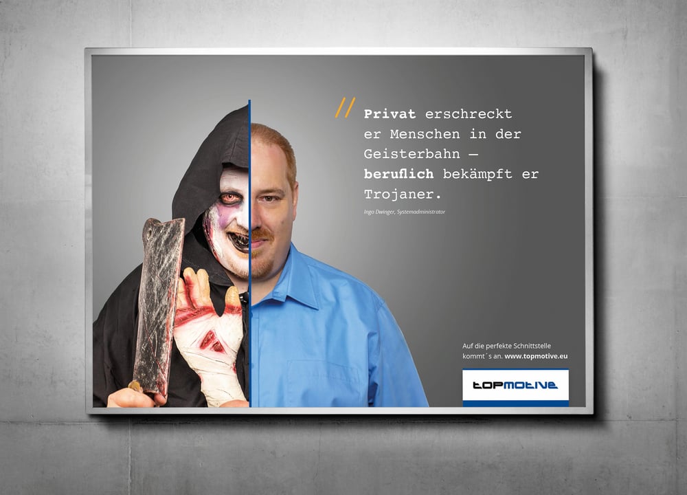 Imagekampagne inkl. Fotografie und Layout für Topmotive