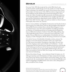 Volvo S60 – Broschüre (Auszug – Sensus Connected Touch)