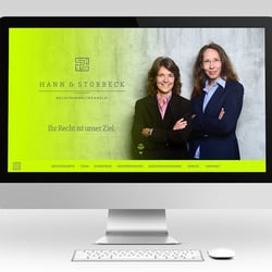 Webdesign / Hann & Storbeck