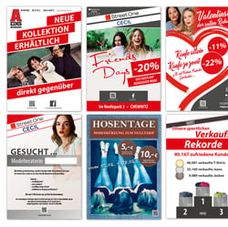 Plakatgestaltung für Firma Fashion Up