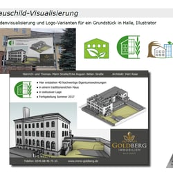 Bauschild für Goldberg Immobilien