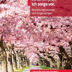 Plakatkampagne Bestattungsvorsorge 2016