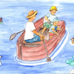 Bootsfahrt auf dem See