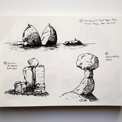 Felsen Studien