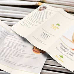 Flyer für eine Kosmetikerin