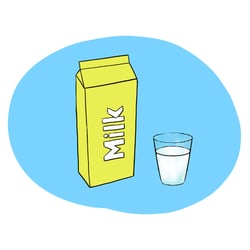 milk illustration