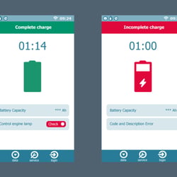 Hoppecke Batterien: Touch Display Design