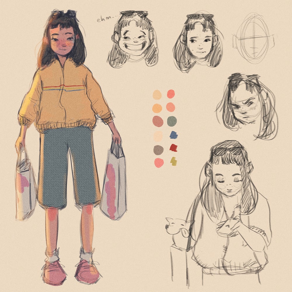Character Design für meinen Abschlussanimationsfilm