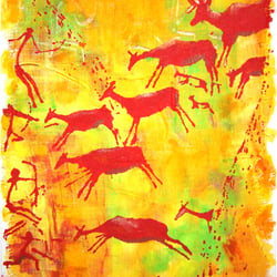 Die Jagd (Akryl) 800×1200mm