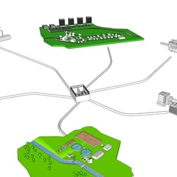 Visualisierung, technische Vorgänge und Anlagen