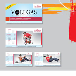 Gestaltung Layout Illustration Idee – Tischkalender