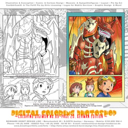 Digital Koloratur für Digimon
