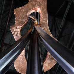 Skulptur „Alles durch den Kopf“, Klaus Lipke