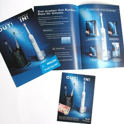 Promotionflyer Philips dental
