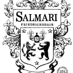 Label and Logo design for finnish and german co-operation project: Salmari. (Salzige lakrits Vodka)