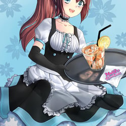 Poster für das Maid-Café Maido no Kisetsu 2017