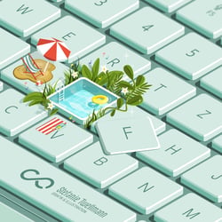 Summerbreak Motiv // Vektorillustration