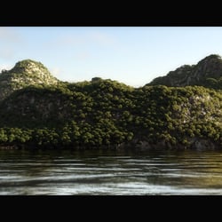 Fotorealistische Insel