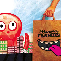 Comic Shop Tasche Design