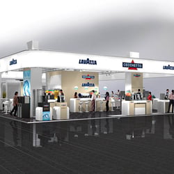 Cecchetto Import AG Lavazza Kaffeelounge an der Igeho Basel