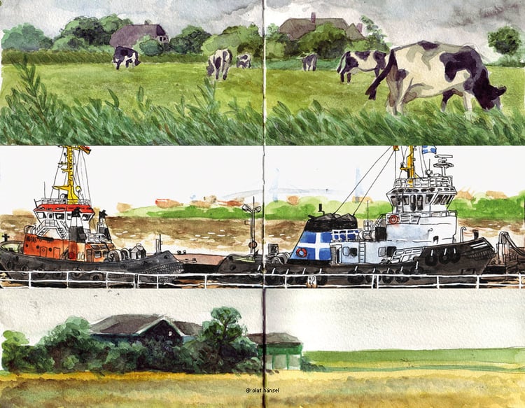 Skizzen / Studien / Aquarell
