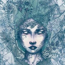 Portrait „snowflake“ aus der Bilderreihe „seasons“