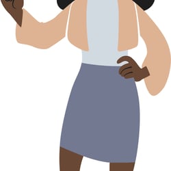 Vektor Figur Frau