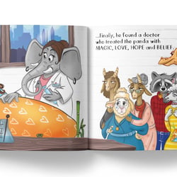 Digitale Zeichnungen, Illustrationen für Kinderbuch
