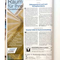 Immobilien Plank : CD : Anzeige